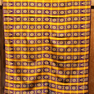 Kamen Songket Antik Dobol Motif Kotak Bunga Bali